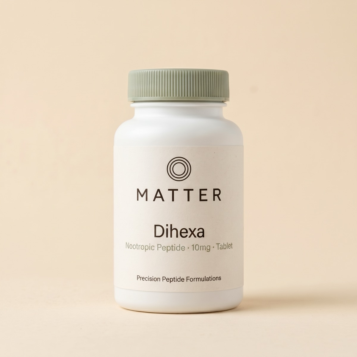 Dihexa, 60 capsule box, front