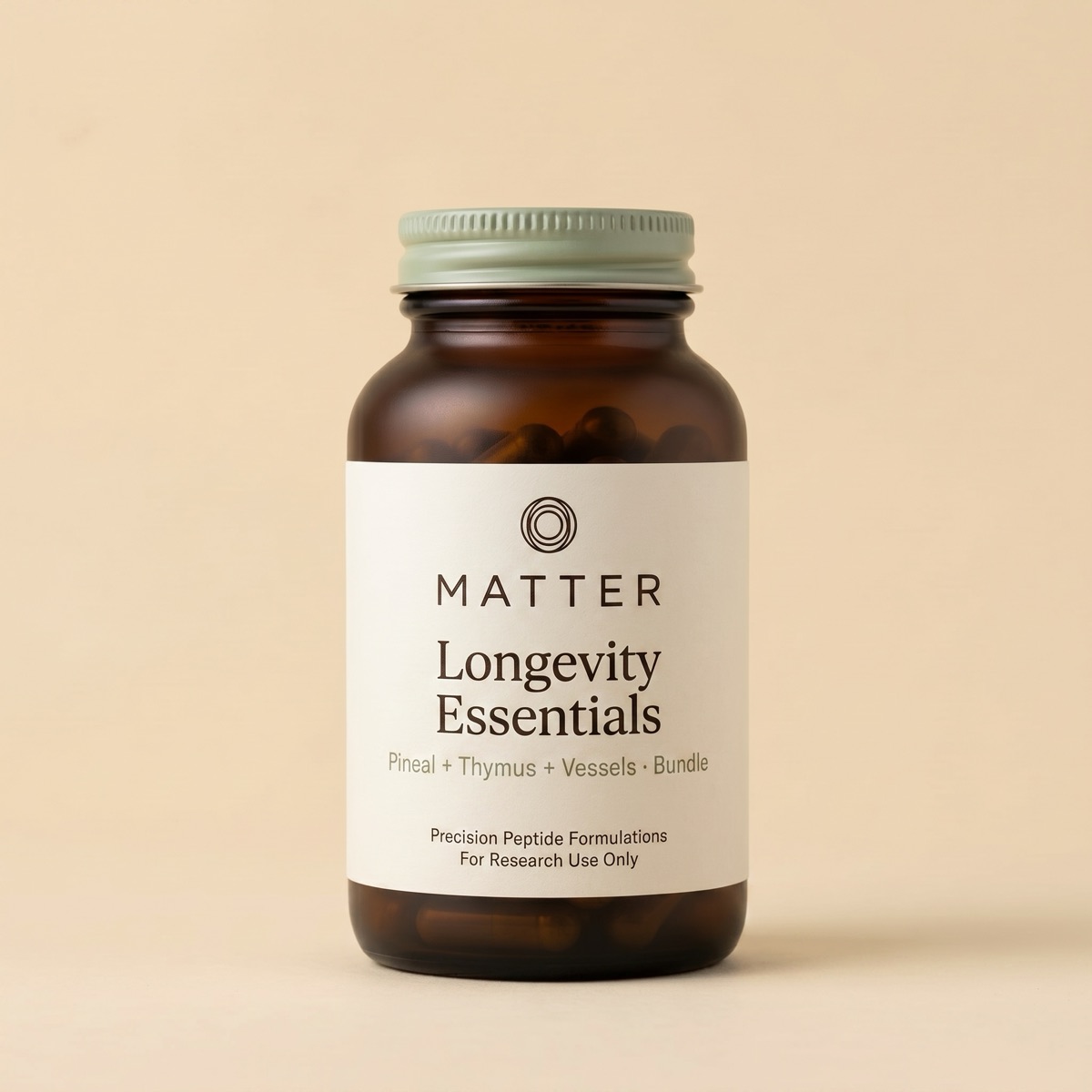 Longevity Essentials Bundle, 60 capsule box, front