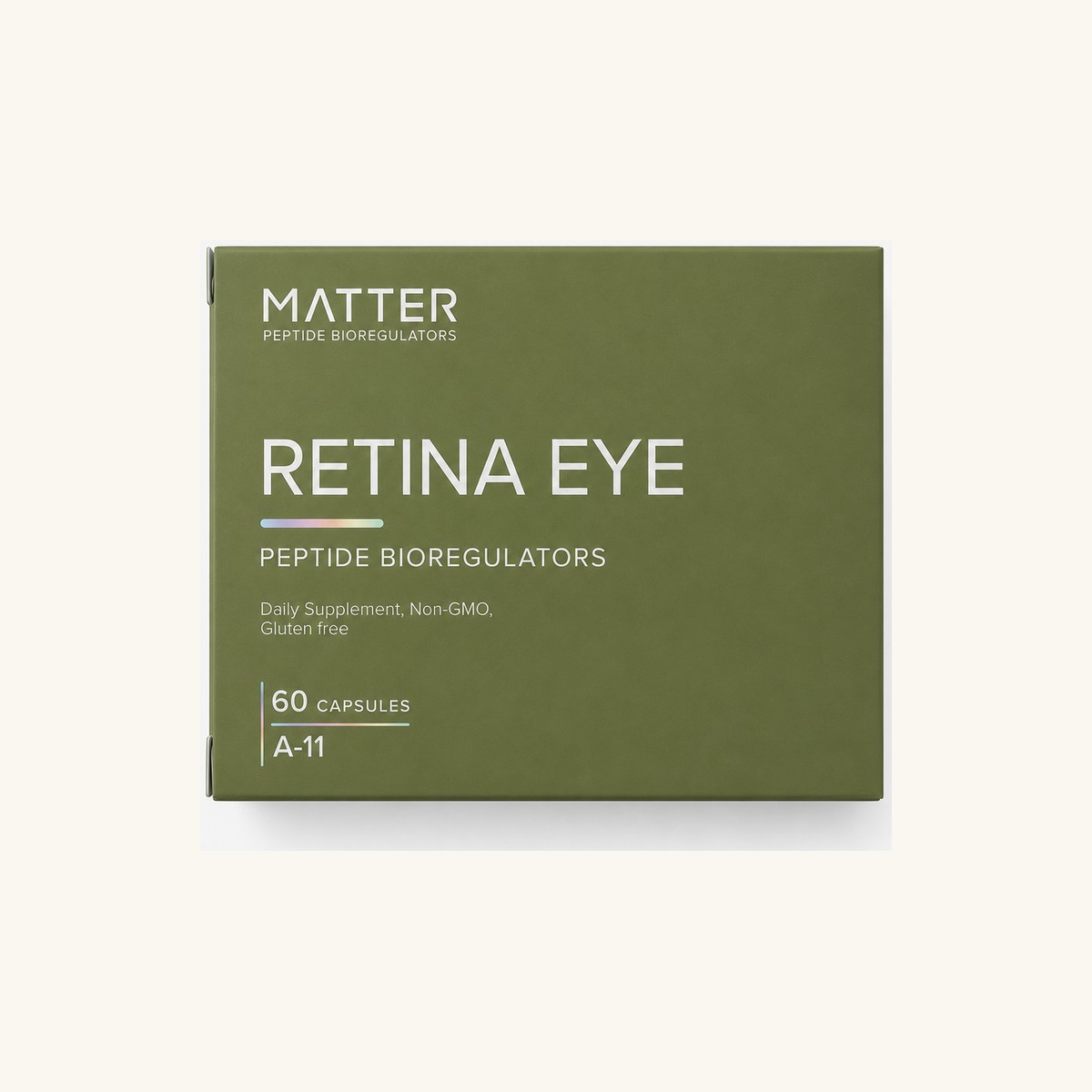 Retina Eye Bioregulator (Visoluten), 60 capsule box, front